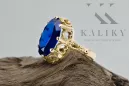 Vintage style  Safír 14k žluté zlato vrc134y